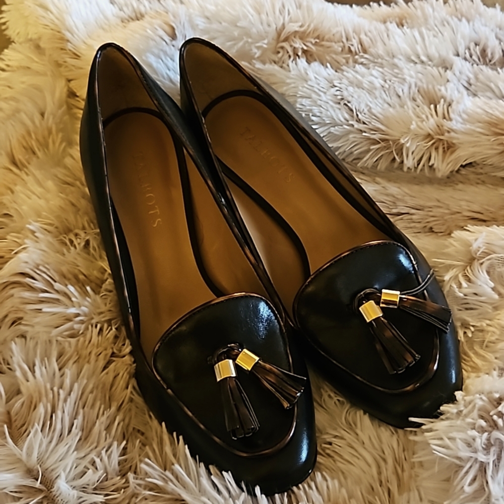 Talbots- Heel Pump- Leather